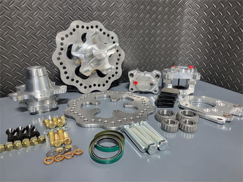 Aerospace Components 2 Piston Pro-Lite Front Drag Race Kit 71-80 Pinto, Mustang II