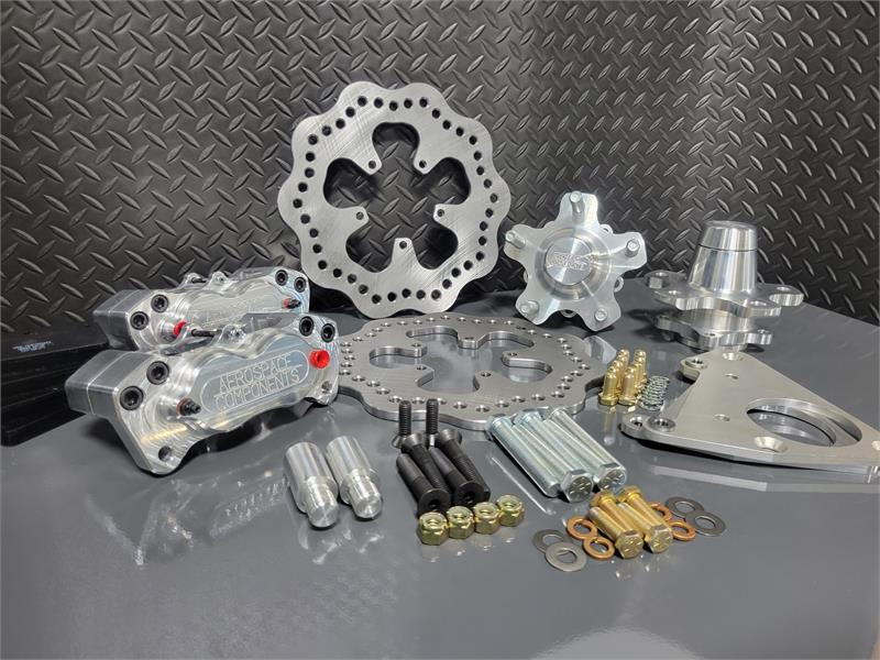 Aerospace Components 4 Piston Pro-Lite Front Drag Race Kit 68-82 Corvette C3