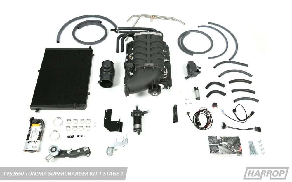 Harrop TVS2650 Supercharger Kit (2007 - 2021 Tundra / Sequoia - 5.7L V8) 99-KSM51K33