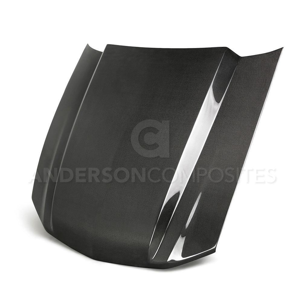 Anderson Composites Carbon Fiber Cowl Hood - Type CJ (2010 - 2012 Mustang) AC-HD10FDMU-CJ
