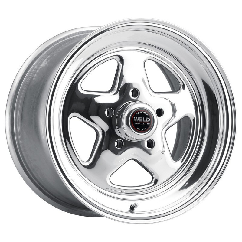Weld 15x14 Sport Forged ProStar Wheel 5x4.5 BP 6.5 BS Polished 96