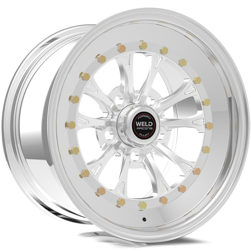 Weld 15x10 RT Vitesse Wheel 5x4.75 BP 4.5 BS Polished 794P510278