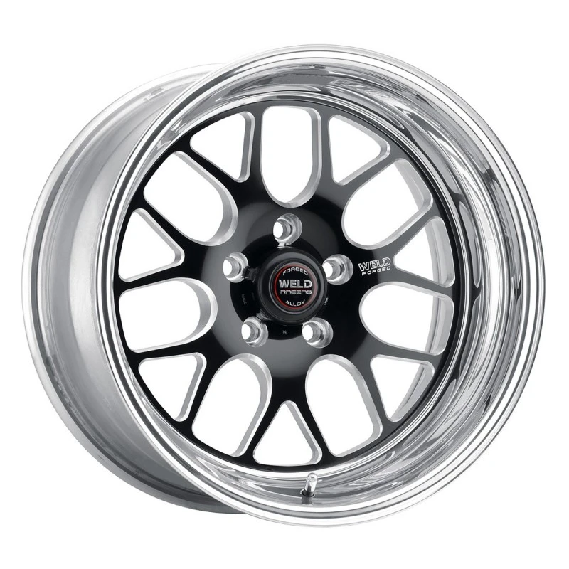 Weld 20x8 S77 Black Center Rear Wheel (1964-1967 Chevelle/Malibu