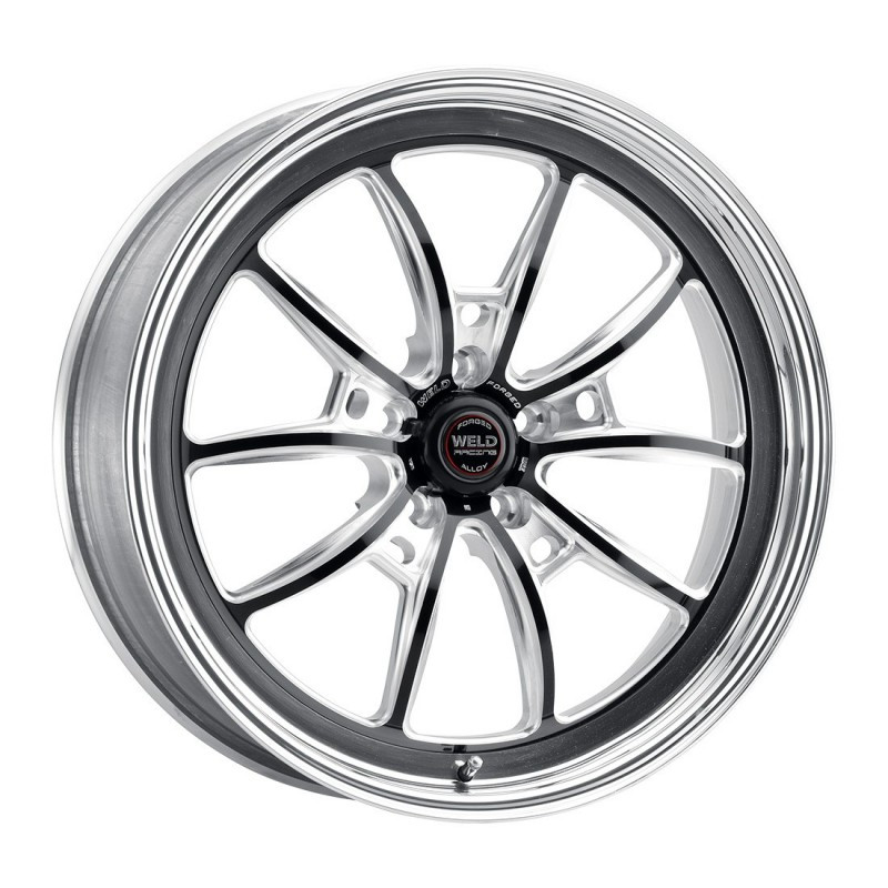 Weld 17x8 S80 Front Wheel Black Center (97-13 C5/C6 Corvette) 80MB7080B63A