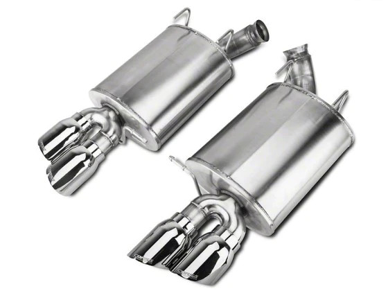 Corsa Extreme Axle Back Quad Tip Exhaust Twin 4.0 in Tips (2011