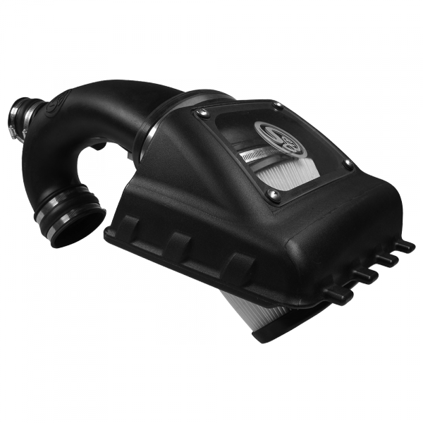 S&B Filters Cold Air Intake For 15-17 Ford Expedition 3.5L Ecoboost Dry Dry Extendable White 75-5130D