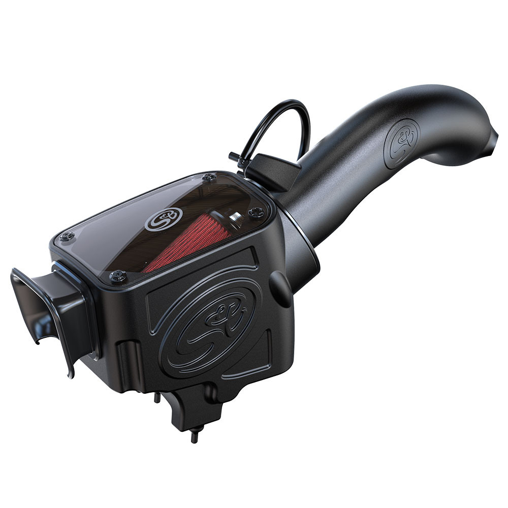 S&B Filters Cold Air Intake For 18-22 Jeep Wranlger JL 2.0L Turbo Oiled Cotton Cleanable Red 75-5129