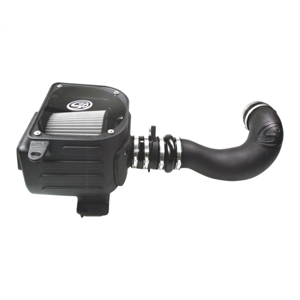 S&B Filters Cold Air Intake For 07-08 GMC Sierra 4.8L, 5.3L, 6.0L Dry Dry Extendable White 75-5021D