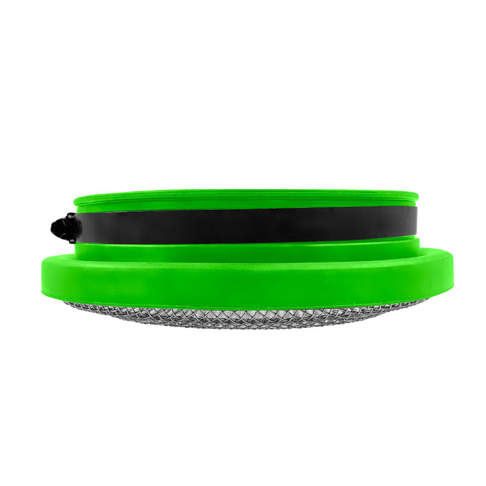 S&B Filters Turbo Screen Guard With Velocity Stack - 3.50 Inch (Green) 77-3018