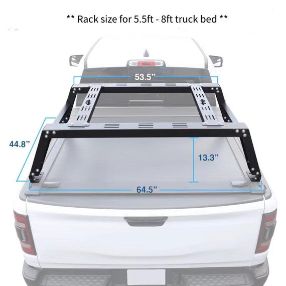 Truck2Go Off Road Rack for 5'5"8' Truck Bed (Pro/Recoil/EPower Covers