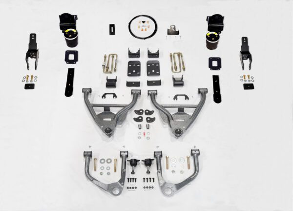 IHC Suspension 3/5 Lowering Kit w/ Helper Bags (2019-2023 Sierra 1500 Denali) IHC-DENALI-GM1922CK-35