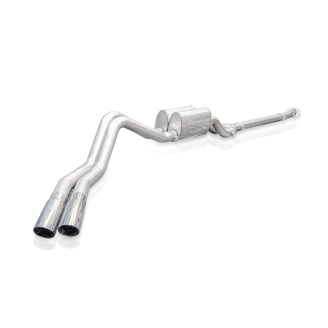 Stainless Works Legend Catback Exhaust - Behind Rear Tire Exit - Factory Connect (2021 - 2026 F150 5.0L) FT21CBYL