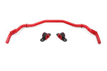 BMR Suspension Front Sway Bar Kit Hollow 38mm 4 Hole Adjustable Red (2015-2023 Mustang) SB764R