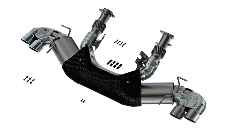 Borla Cat-Back Exhaust System - ATAK - Polished Tips (2020 - 2026 Corvette C8 - NO NPP Valves) 140841