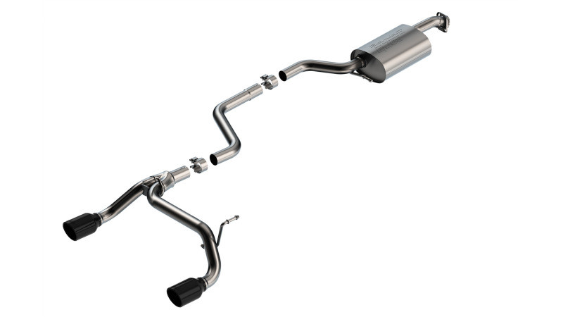 Borla Catback Exhaust System - S-Type - Black Chrome Tips (2018 - 2025 Suzuki Jimny) 140923BC