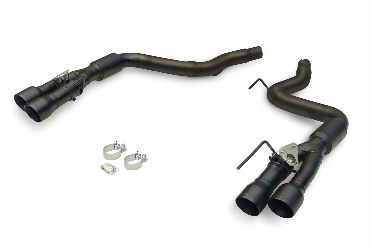 Outflow 　Bigfree158 Flowmaster Outlaw Axle-Back Exhaust System Quad Black Tips (2024