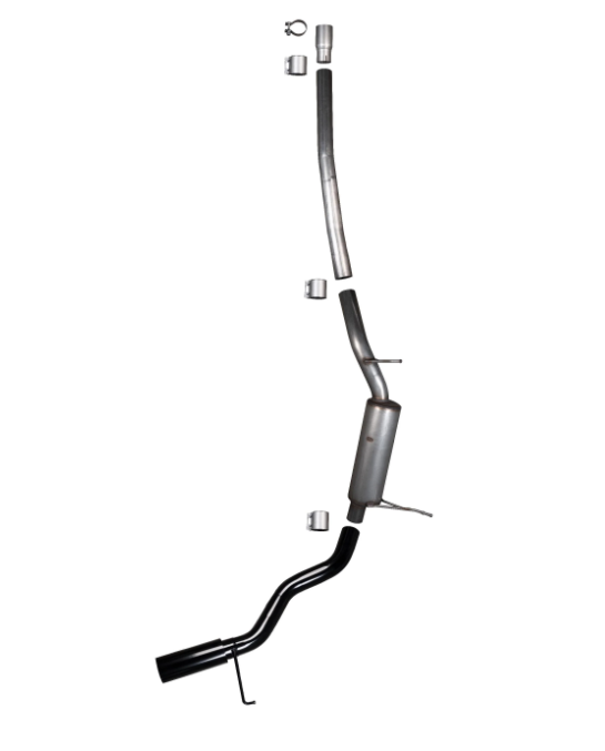 Thermal R&D 3" Catback Exhaust System - Single Tip - Coated (2022 - 2024 Maverick AWD) B914-C915-C
