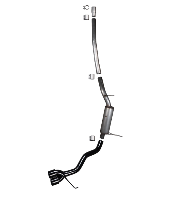 Thermal R&D 3" Catback Exhaust System - Dual Tips - Coated (2022 - 2024 Maverick FWD) B915-C916-C