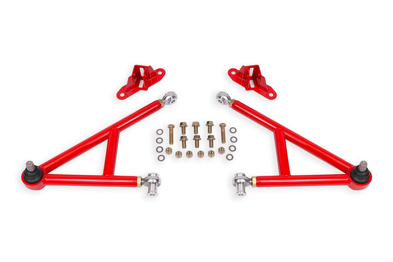 BMR Race A-Arms - Lower - Adjustable - Red (2011 - 2014 Mustang / 2007 - 2014 GT500) AA758R