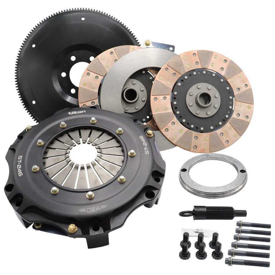 Tilton ST-246 Twin Disc Clutch Kit Solid Hub Cerametallic (2016
