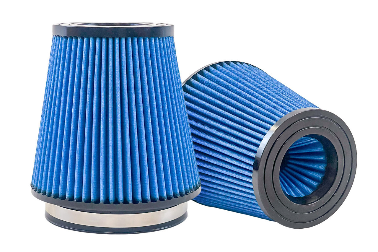 Steeda Pro Flow Air Filters - Pair (2024-2025 Mustang GT / Dark