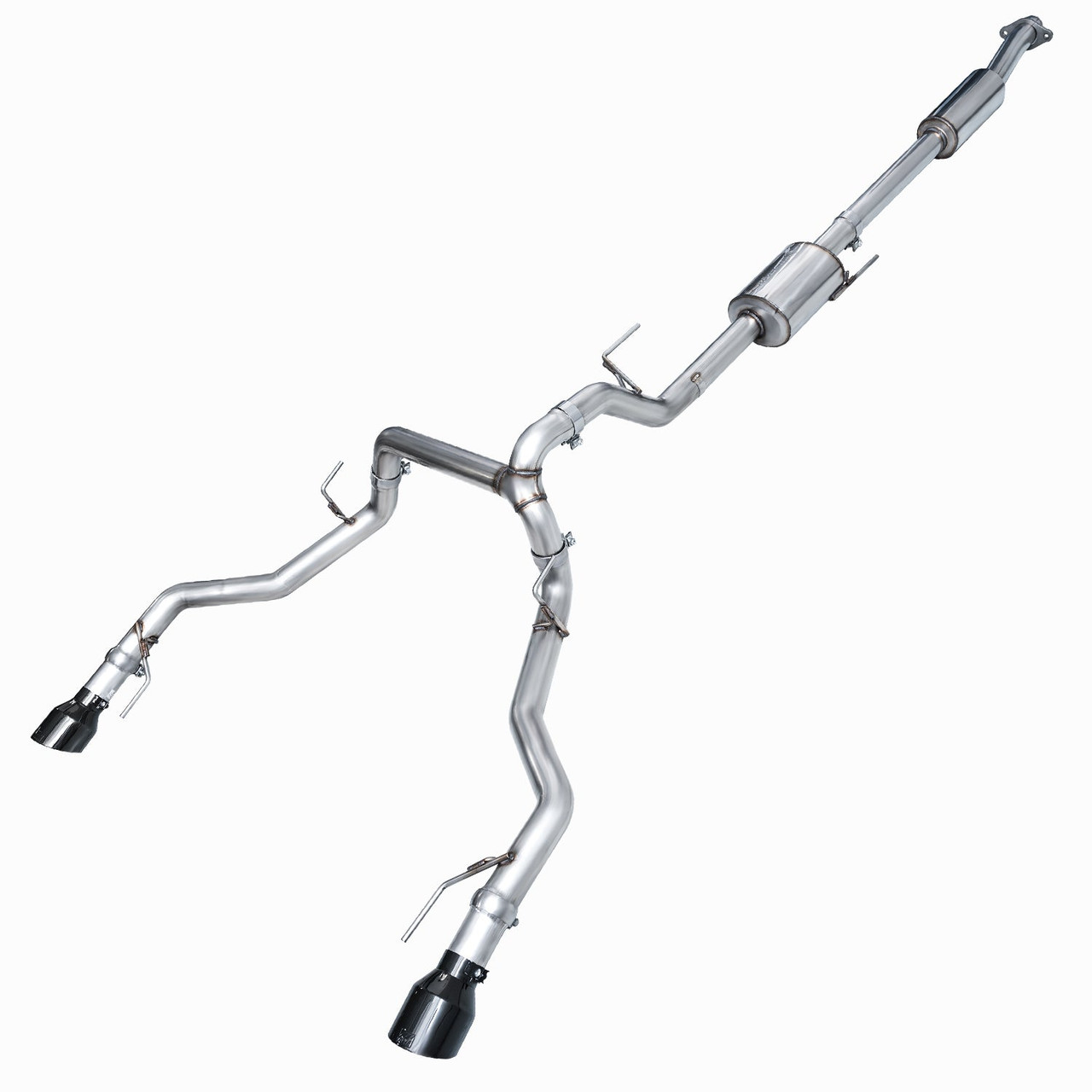 AWE 0FG Resonated Catback Exhaust Black Tips (2021-2023 F150 Tremor) 3015-33402