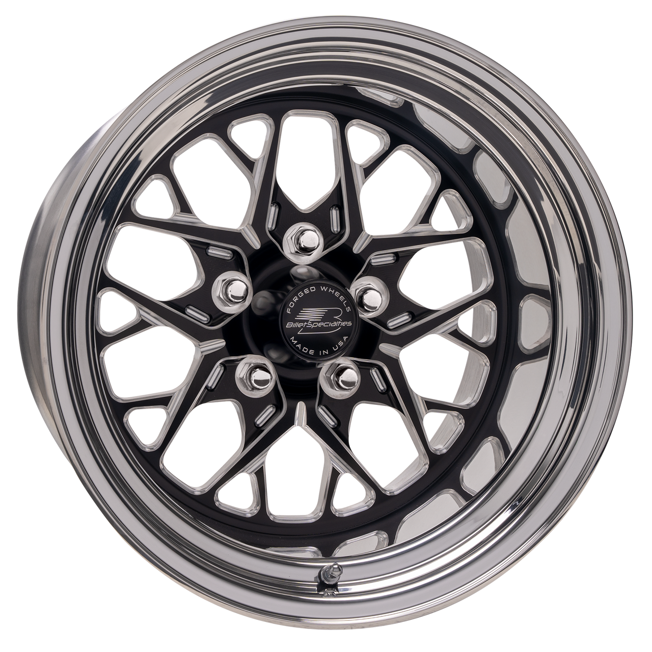 Billet Specialties 15x9 Redline Front / Rear Wheel 5x4.75 BP 4.50 BS - Black - BRS07590L6145