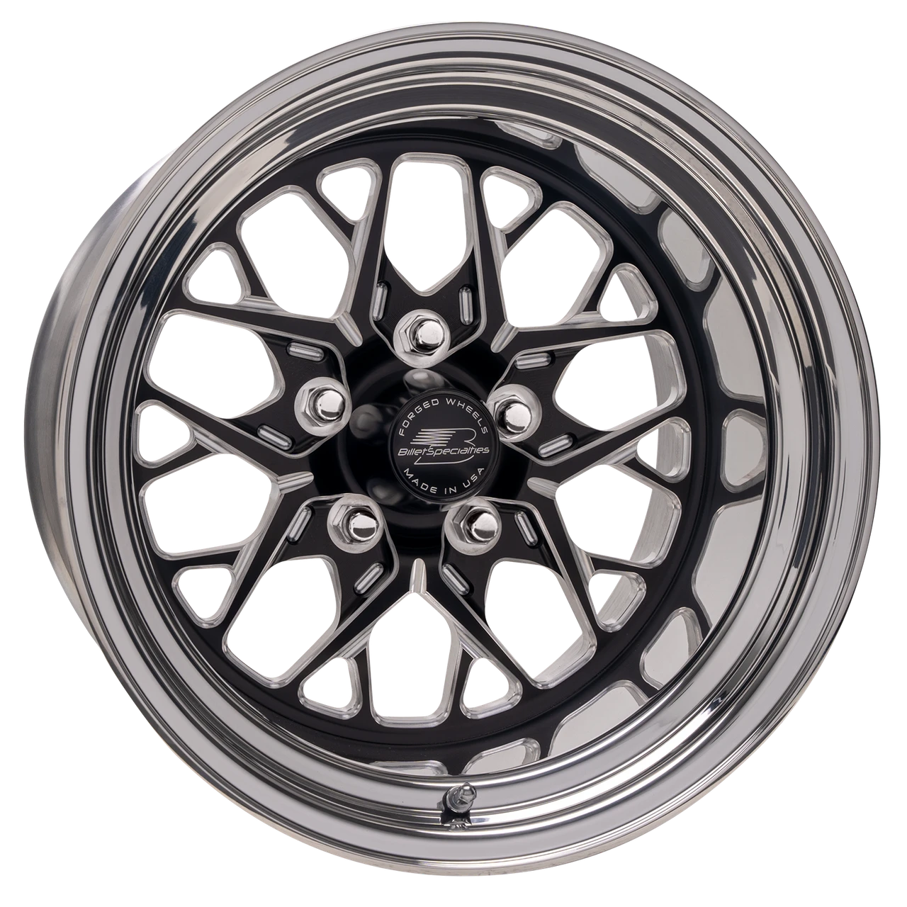 Billet Specialties 15x12 Redline Front / Rear Wheel 5x4.50 BP 4.00 BS - Black - BRS07512L6540