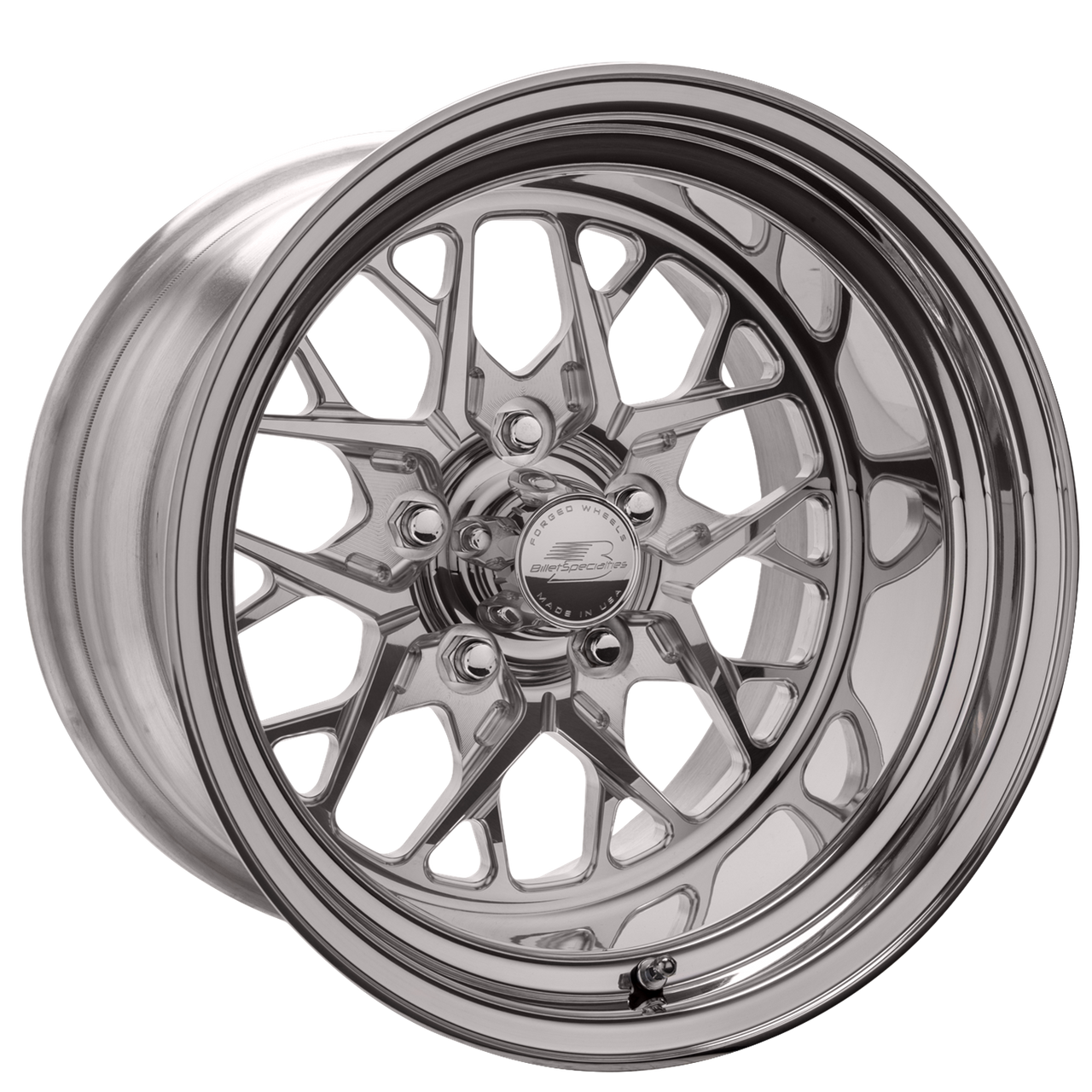 Billet Specialties 15x9 Redline Front / Rear Wheel 5x4.50 BP 3.50 BS - Polished - RS07590L6535