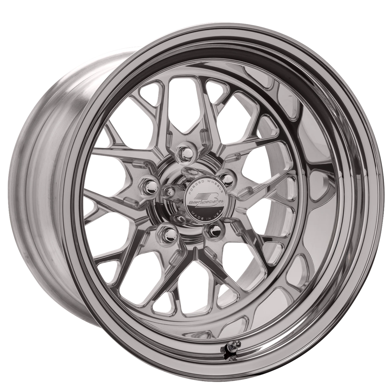Billet Specialties 15x12 Redline Front / Rear Wheel 5x4.50 BP 4.50 BS - Polished - RS07512L6545