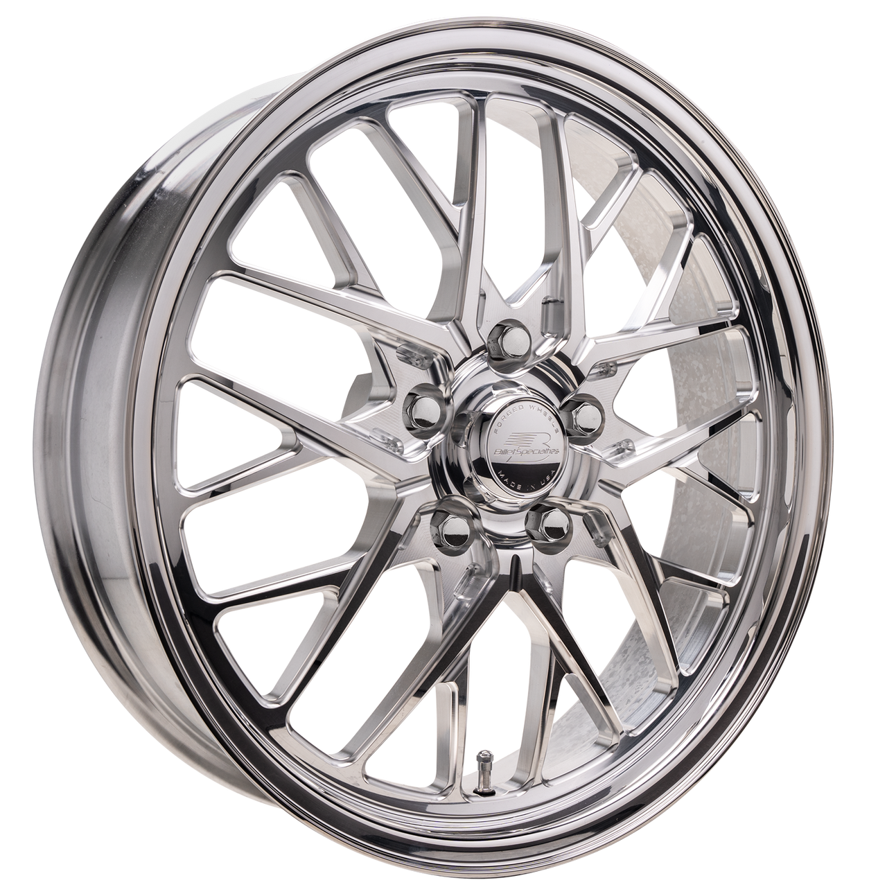 Billet Specialties 18x5 Redline Drag Pack Front Wheel - (2016-2024 Gen 6 Camaro SS / ZL1) - Polished- RSF078501221N