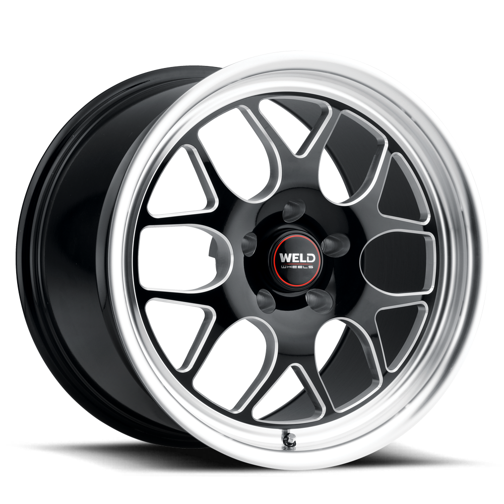 Weld 22x10.5 Solana 5x115 ET20 BS 6.53 Gloss BLK MIL DIA 71.6 (Challenger SRT) S11020590P20