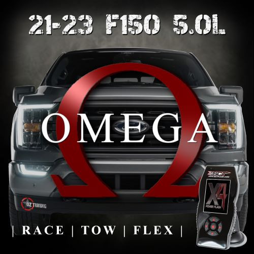 Oz Omega Tune & SCT X4 with Unlock Cable (2021-2023 F150 5.0)