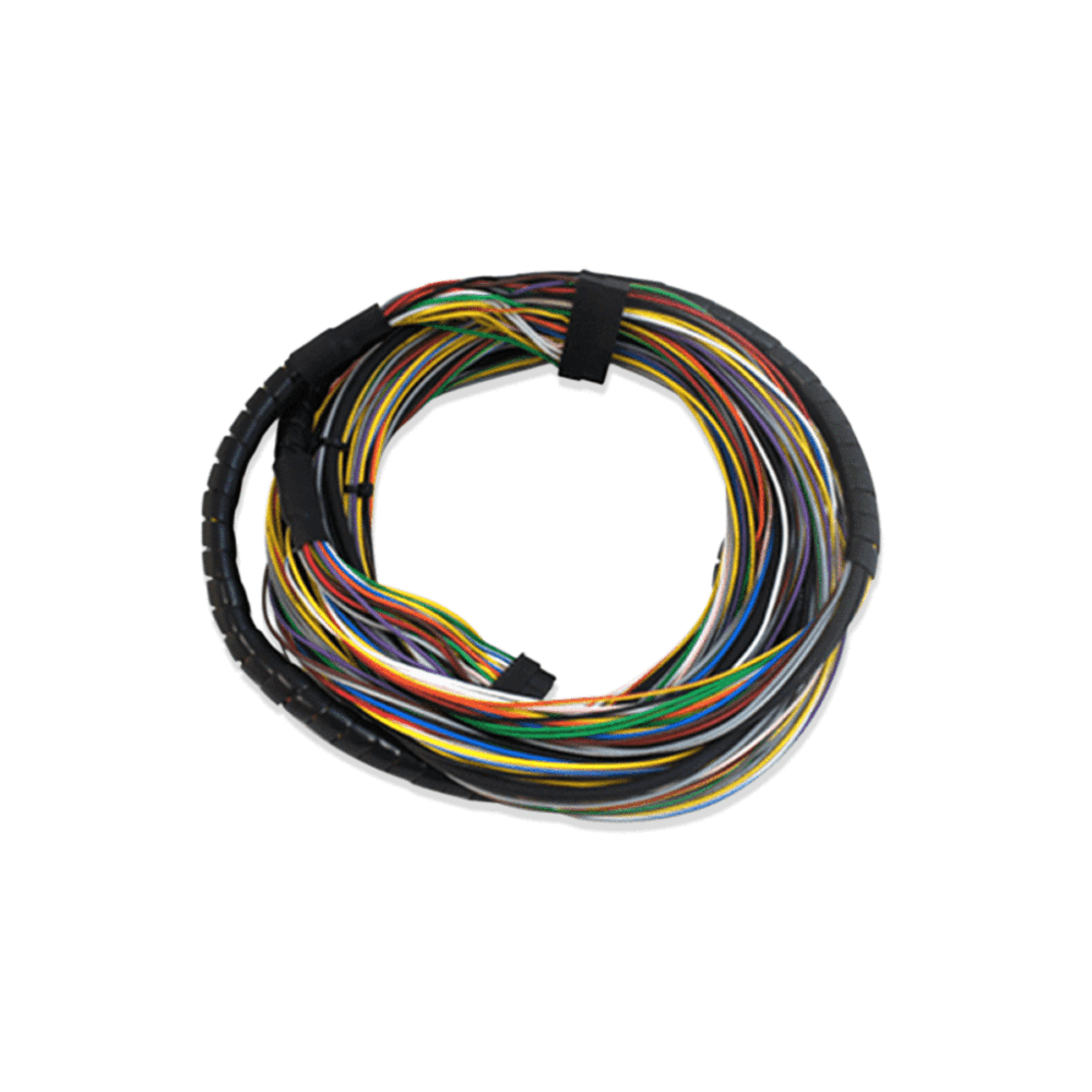 FuelTech FT400 dyno auxiliary extension harness 16-way installed in tuning setup