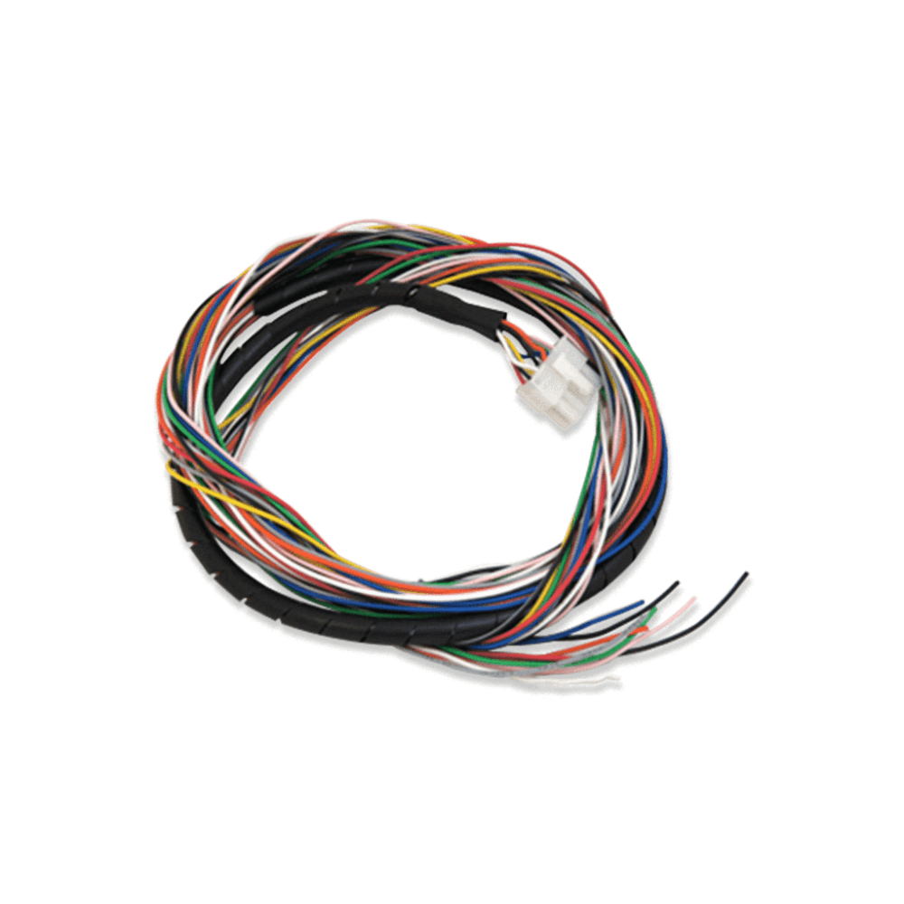 FuelTech WB-O2 datalogger harness 10-way wiring installed for tuning setup