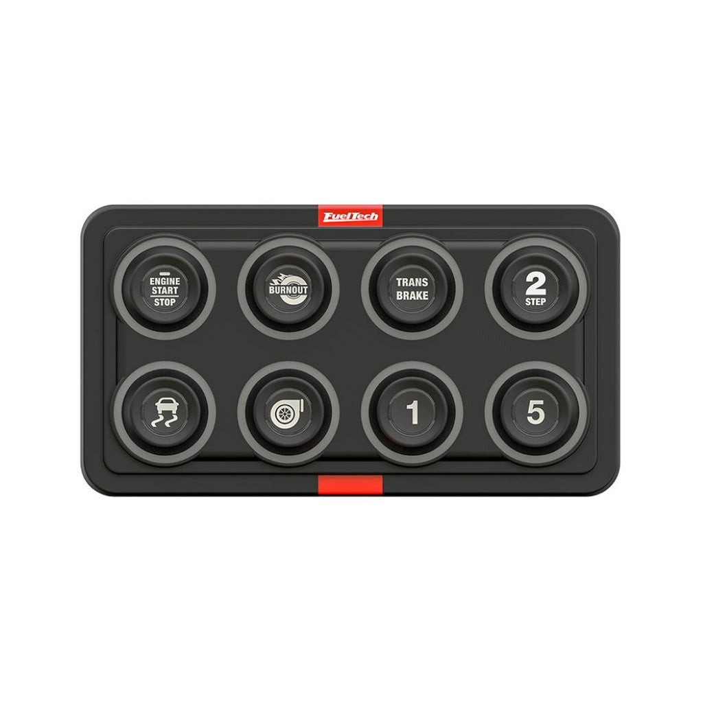 FuelTech SWITCHPANEL-8 Mini 8 button racing switch panel with LED backlight