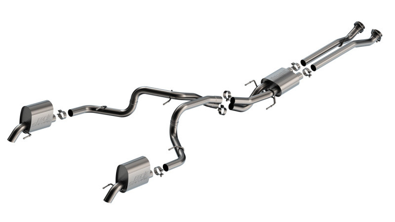 Borla 23-24 Jeep Grand Wagoneer 3.0L I6 Turbo 2.75in S-Type Turndown Tip Catback Exhaust - 140976 Photo - Primary