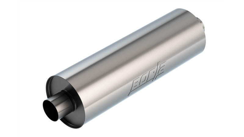 Borla Universal Muffler - Un-Notched Neck -  3" Center Inlet / 3" Center Outlet (Heavy Duty Truck) 401663