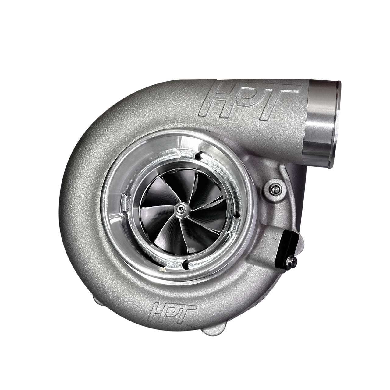 HPT F2 6264 Turbocharger T4 Inlet V-Band Outlet 0.82 A/R Stainless Steel F2-6264-82T4S