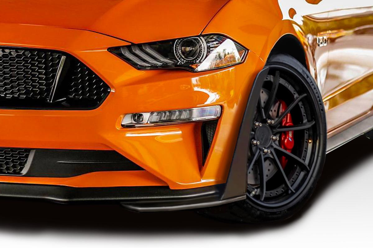 Extreme Dimensions Duraflex Z1 Front Lip Under Spoiler 2 Piece (2018 - 2023 Mustang 2 Door) 116734