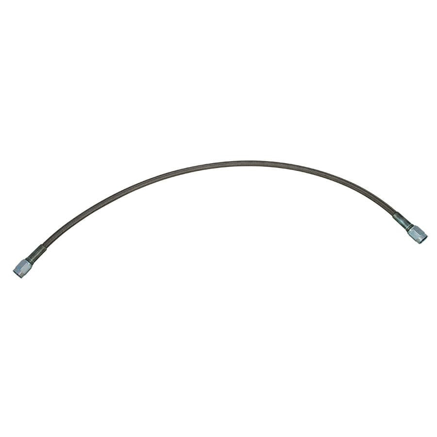 Strange Engineering Braided Stainless Steel Brake Line - 18" Teflon® lined With Straight 3 AN Fittings - P2341