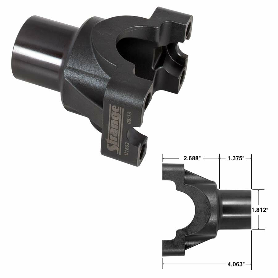 Strange Engineering Chrome Moly 1350 Series Yoke Fits Ford 9