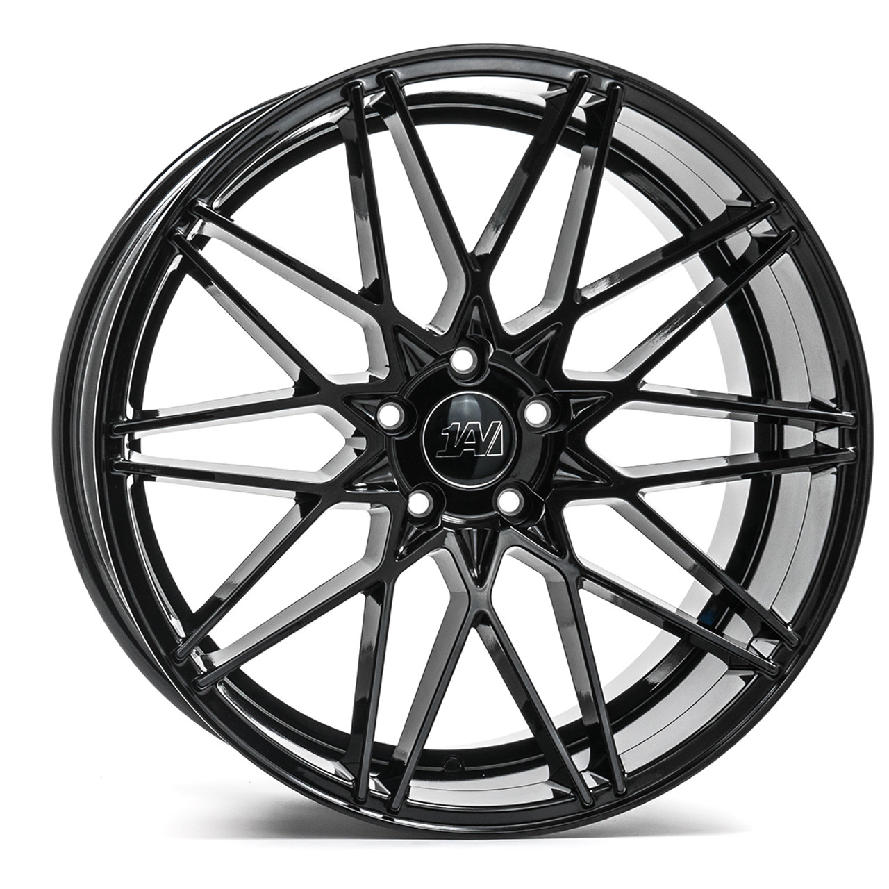 Axe Wheels 22x10.5 ZX4 Aluminum Wheel - 74.1 Bore - 5x108 BC - 38mm Off Set - Full Gloss Black - 10522BNK38ZX4BL-5108