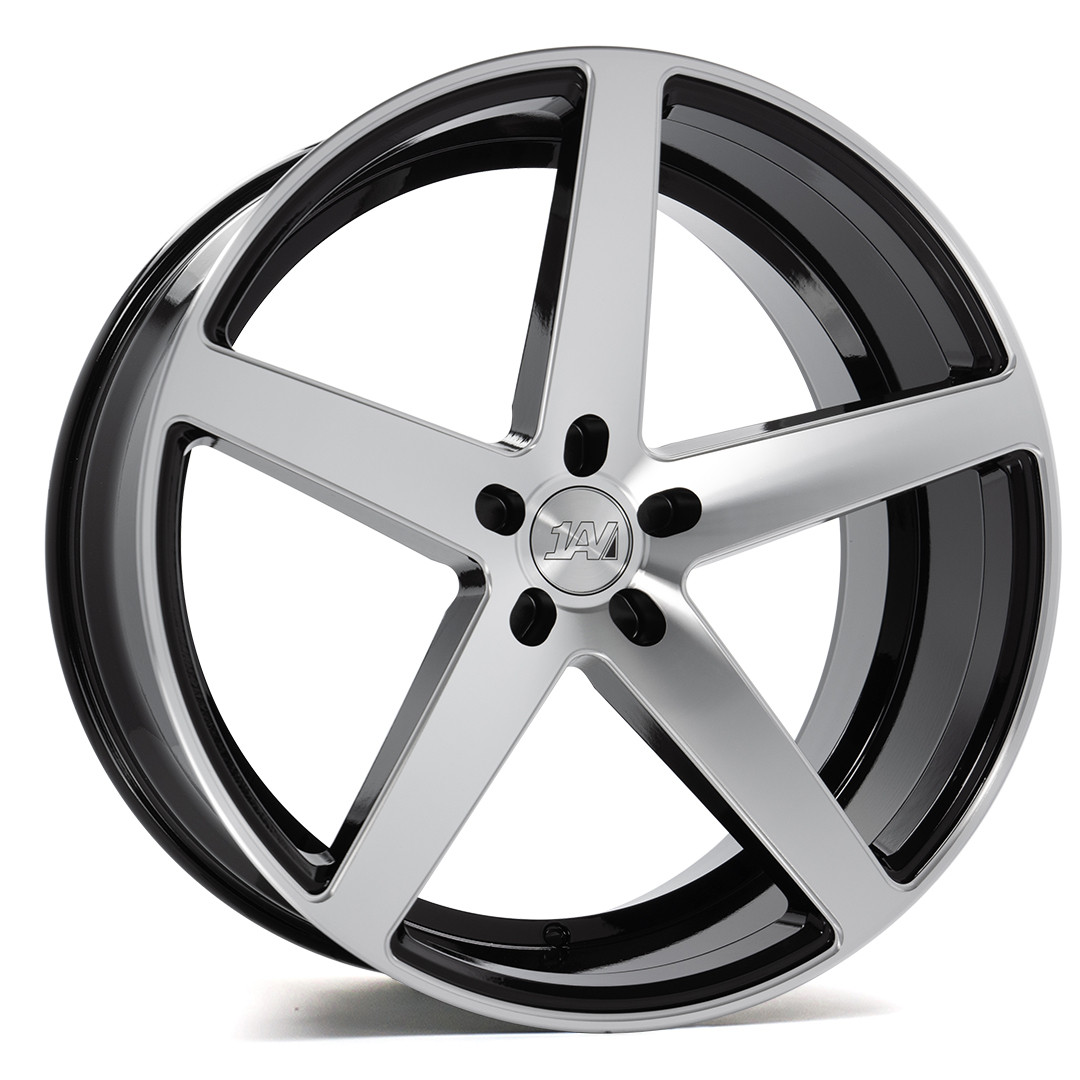 Axe Wheels 22x9 ZX9 Aluminum Wheel - 74.1 Bore - 5x110 BC - 35mm Off Set - Gloss Black Polished Face - 9022BLNK35ZX9BP-5110