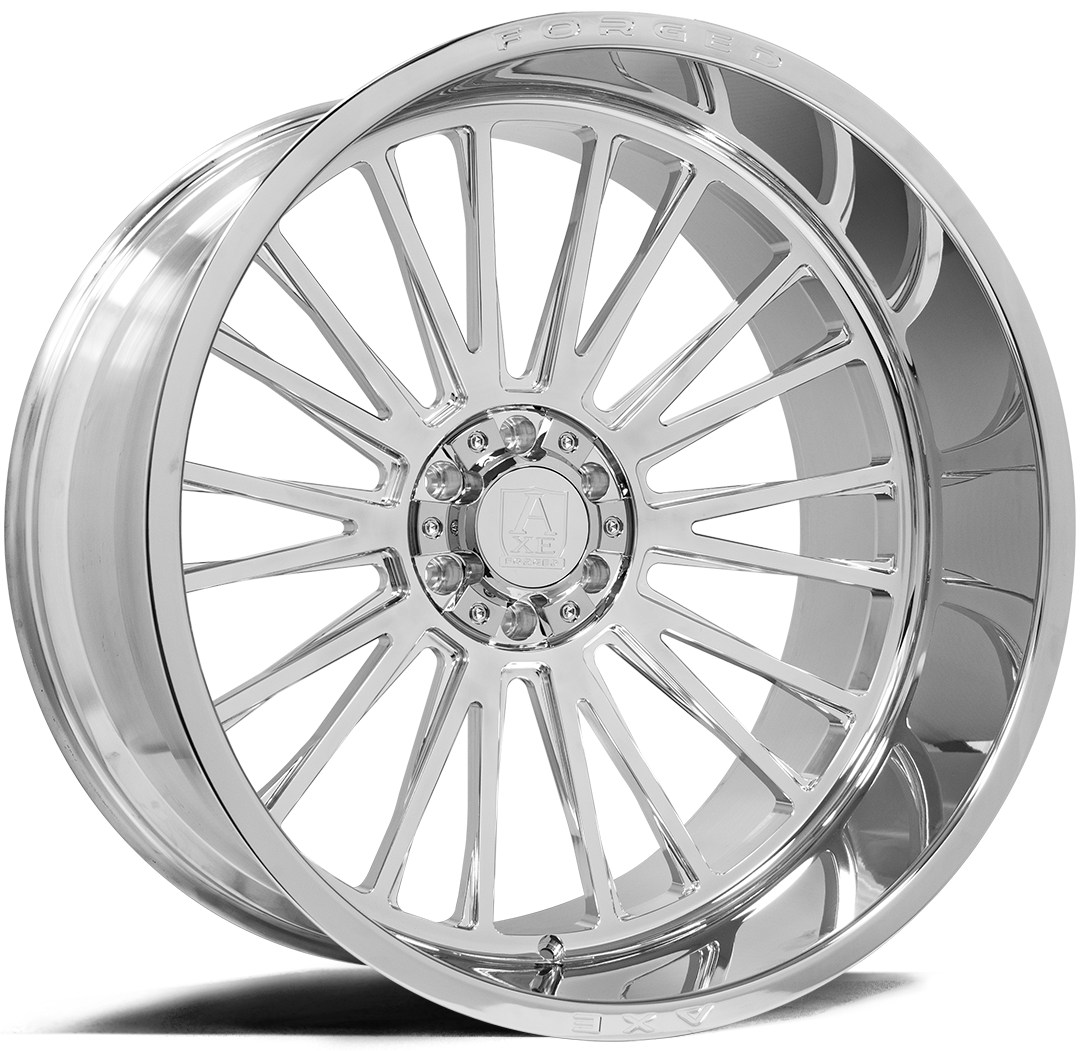 Axe Wheels 22x12 AF7 Fully Forged Aluminum Wheel - 87.1 Bore - 5x127 BC - -44 Off Set - Fully Polished - 221210H-44AF7FP-5127