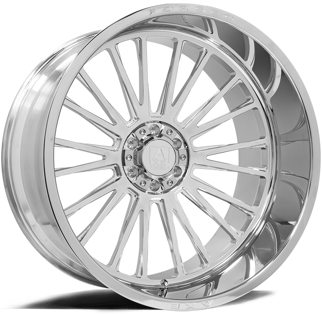 Axe Wheels 24x12 AF7 Fully Forged Aluminum Wheel -  87.1 Bore - 5x139 BC - -44 Off Set - Fully Polished - 241210H-44AF7FP-5139