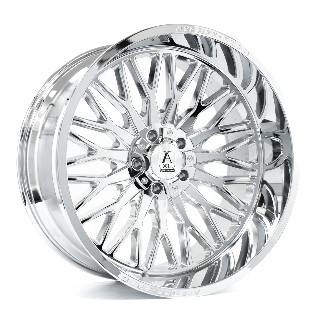 Axe Wheels 24x12 Kratos Offroad Aluminum Wheel - 106 Bore - 6x135 BC - -44 Off Set - Chrome - 241212H-44KRACHR-6135