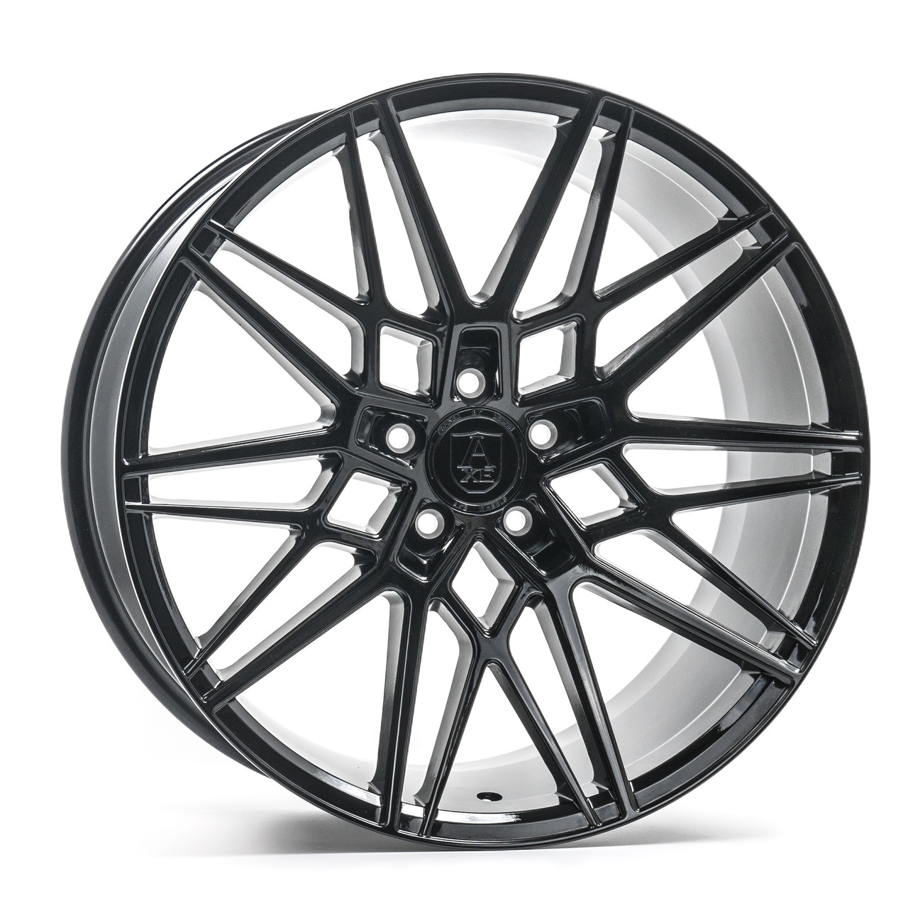 Axe Wheels 20x10.5 CF1 Compression Forged Alloy Wheel - 74.1 Bore - 5x127 BC - 42 Off Set - Gloss Black - 10520BLNK43CF1GB-127
