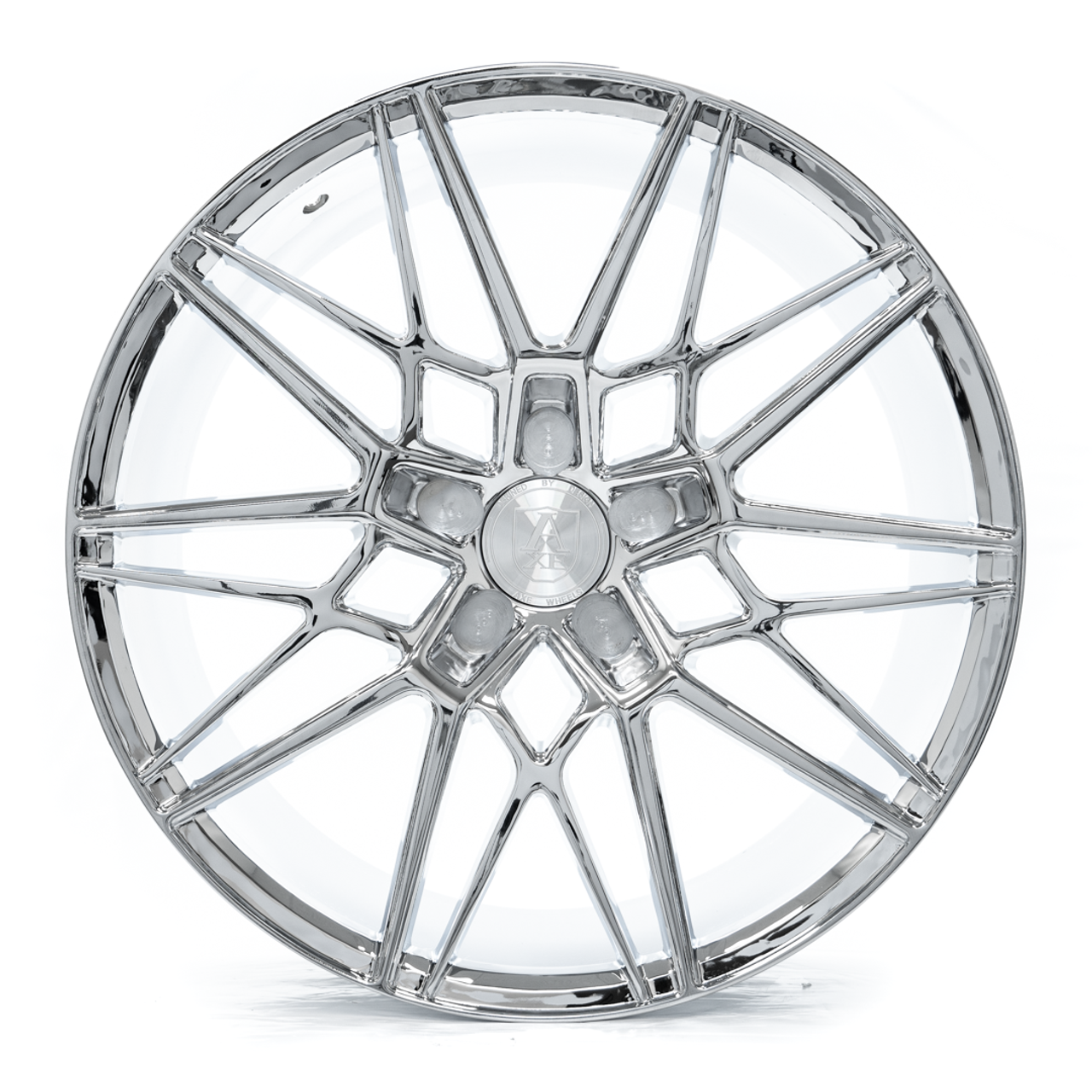 Axe Wheels 20x9 CF1 Compression Forged Alloy Wheel - 74.1 Bore - 5x112 BC - 45 Off Set - Chrome- 9020BLNK45CF1CH-112