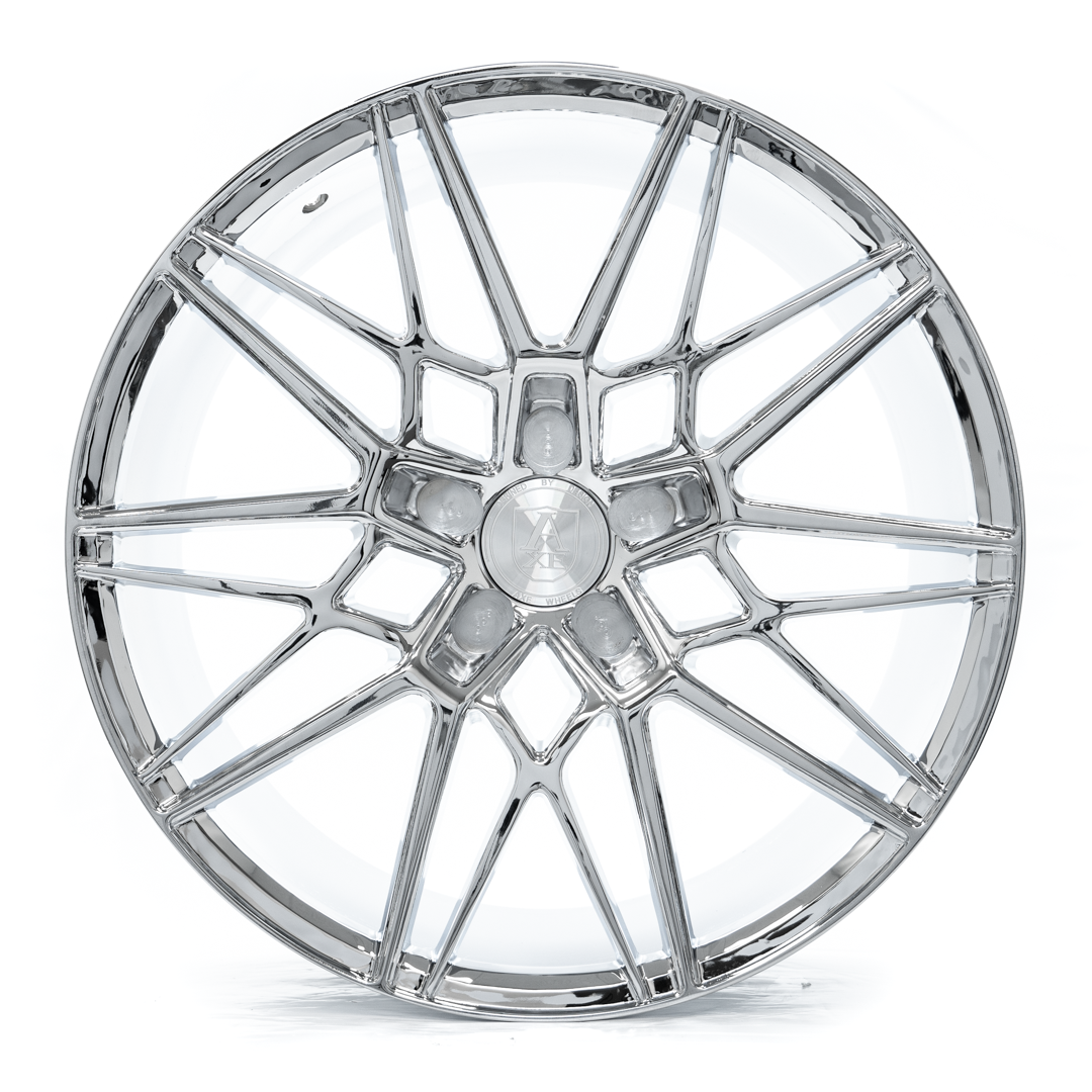 Axe Wheels 20x9 CF1 Compression Forged Alloy Wheel - 74.1 Bore - 5x130 BC - 45 Off Set - Chrome- 9020BLNK45CF1CH-130
